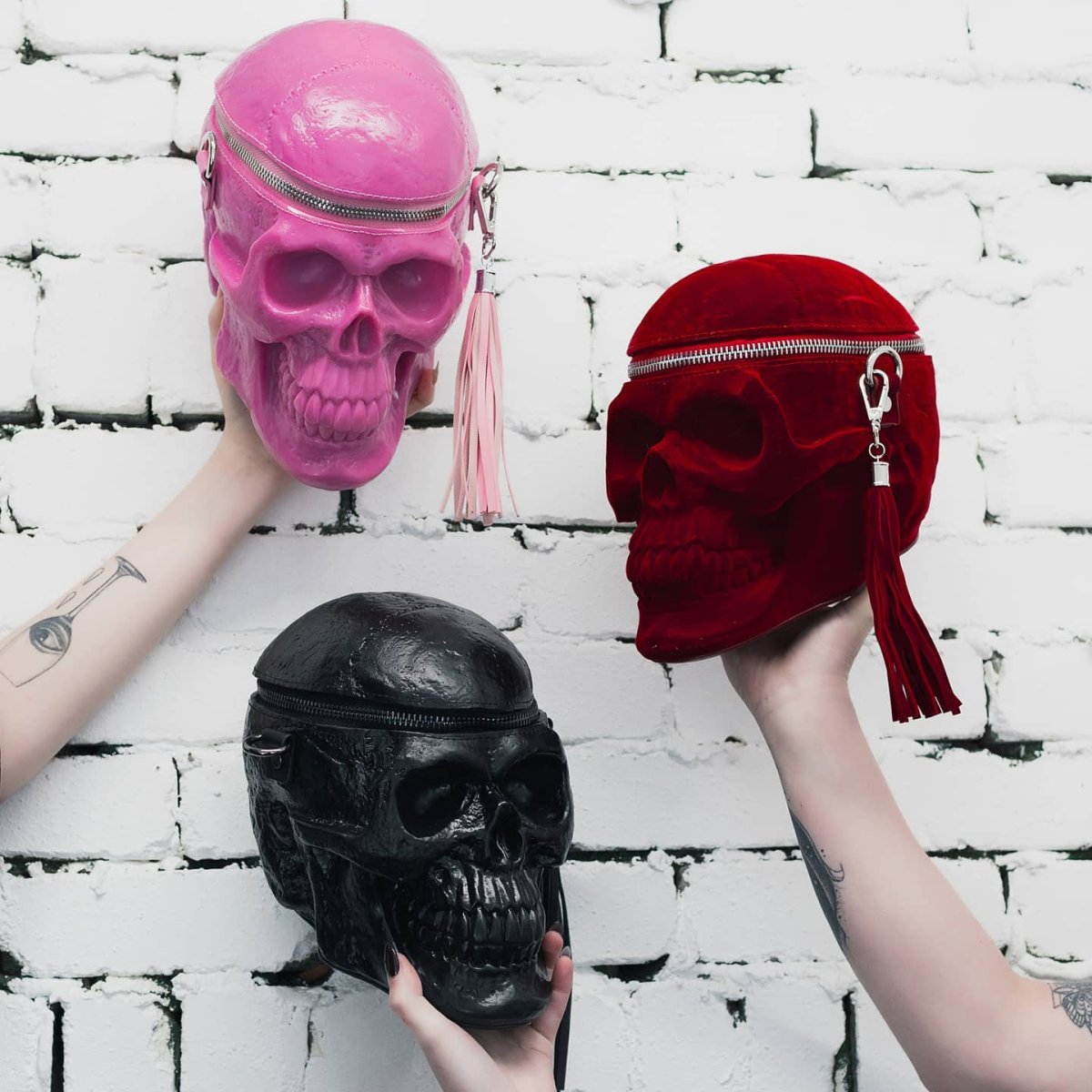 画像17: GRAVE DIGGER SKULL HANDBAG / BLACK / 骸骨の墓掘り/ バッグ【KILL STAR】 (17)