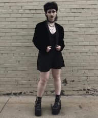画像13: [取り寄せ]ASHES-55 / black / 厚底ブーツ【DEMONIA】 (13)