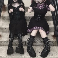 画像8: [取り寄せ]KERA-200 / 厚底ロングブーツ【DEMONIA】 (8)