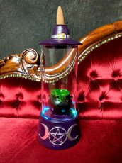 画像6: 🔥SALE🔥【BF_14631】ENCLOSED HAT AND CAULDRON LED BACKFLOW / お香立て / LED【GOTHIC HOMEWARE】 (6)