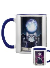 画像5: Deadly Tarot Felis - The Moon, The Sun 2-Tone Mug / cat / マグ【GRINDSTORE】 (5)