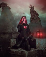 画像10: [取り寄せ]CAMEL-300 / PUレザー / ニーハイブーツ【DEMONIA】 (10)