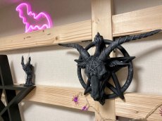 画像9: Baphomet Wall Plaque 40cm / 壁掛けオーナメント【NEMESIS NOW】 (9)
