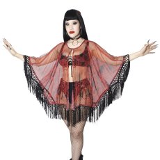 画像6: DEVIL DISGUISE MESH CAPE / ケープ【KREEPSVILLE 666】 (6)