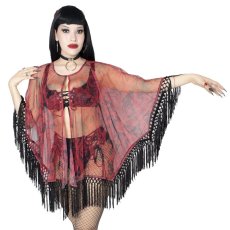 画像7: DEVIL DISGUISE MESH CAPE / ケープ【KREEPSVILLE 666】 (7)