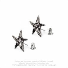 画像2: BAPHOMET STUDS / ピアス【Alchemy Gothic】 (2)