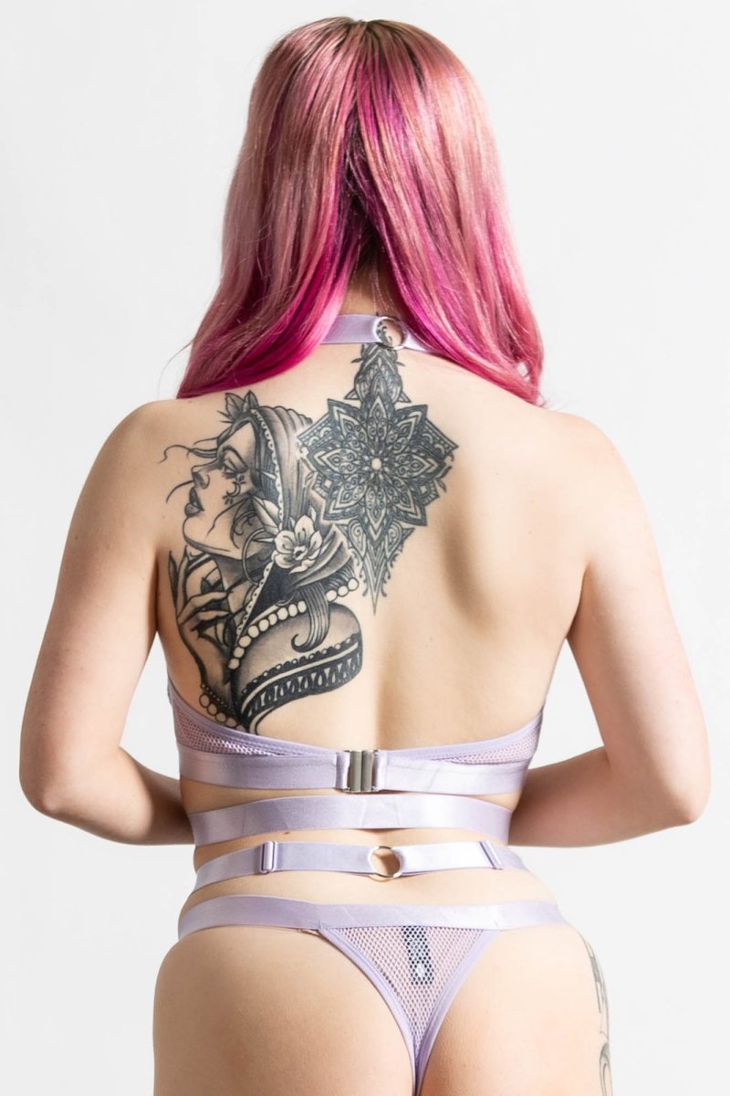 画像4: 🔥SALE🔥Hell Kitty Fishnet Bralet / LILAC【KILL STAR】 (4)