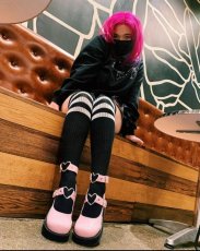 画像6: [取り寄せ]SPRITE-02 / Pink / 厚底パンプス【DEMONIA】 (6)
