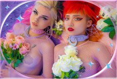 画像5: Hell Kitty Fishnet Bralet / PASTEL PINK【KILL STAR】 (5)