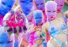 画像6: Hell Kitty Fishnet Bralet / PASTEL PINK【KILL STAR】 (6)