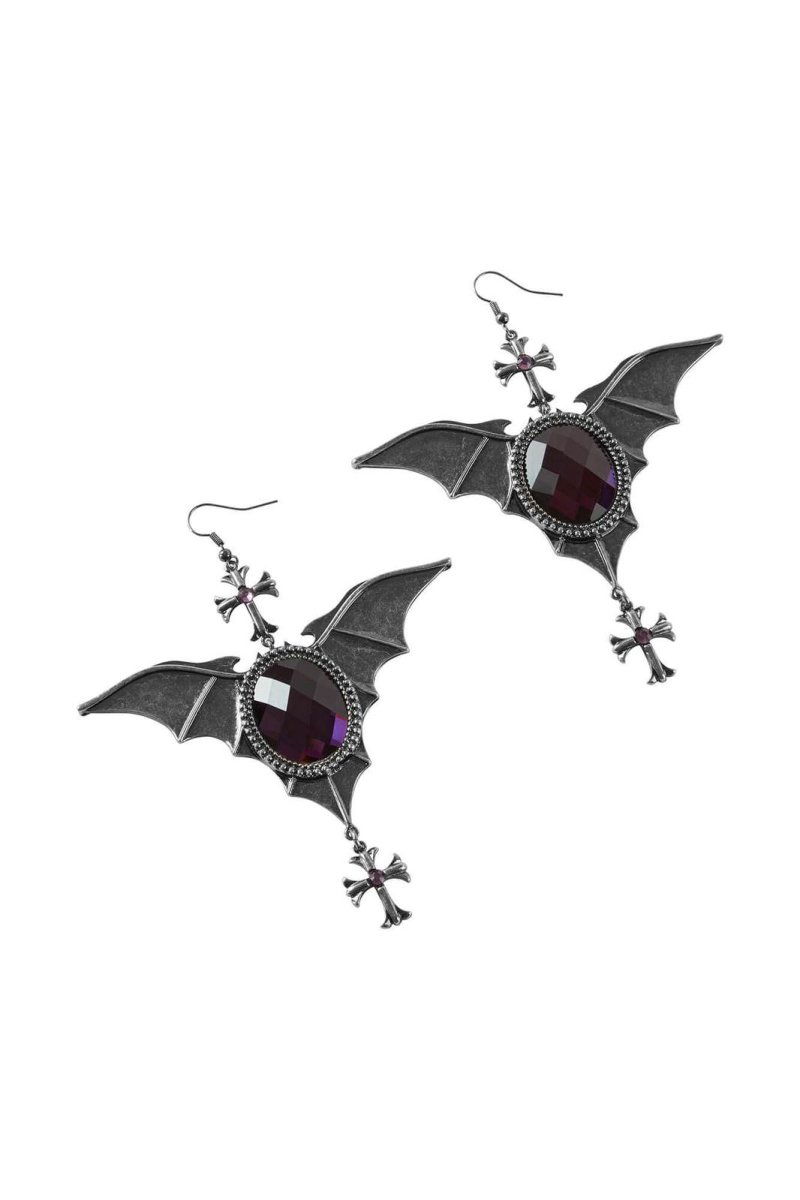 画像1: 🔥SALE🔥Evil Intentions/SILVER/ピアス【KILL STAR】 (1)
