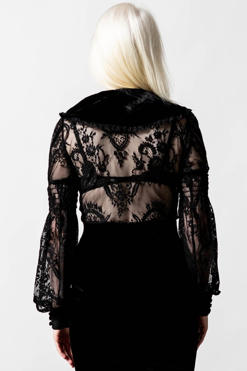 画像2: Bite Tonight Long Sleeve Top【KILL STAR】 (2)