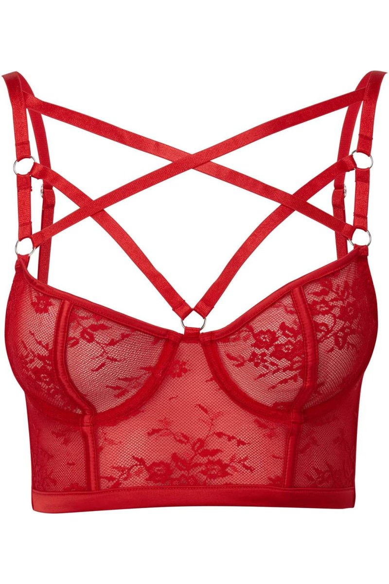 画像1: 🔥SALE🔥Deadly Attraction Bra / SCARLET【KILL STAR】 (1)