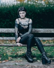 画像16: [取り寄せ]POISON-101 / 厚底ブーツ【DEMONIA】 (16)
