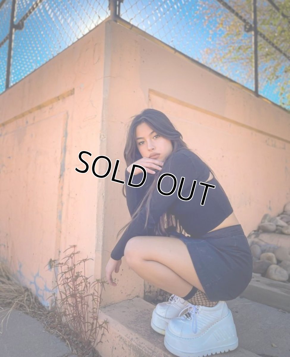 画像17: [即納]STOMP-08 / White / 厚底スニーカー【DEMONIA】 (17)