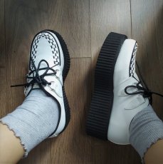 画像7: [取り寄せ]MENS / V-CREEPER-502 / White / ラバーソール【DEMONIA】 (7)