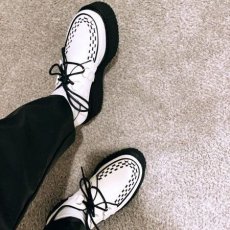 画像10: [取り寄せ]MENS / V-CREEPER-502 / White / ラバーソール【DEMONIA】 (10)