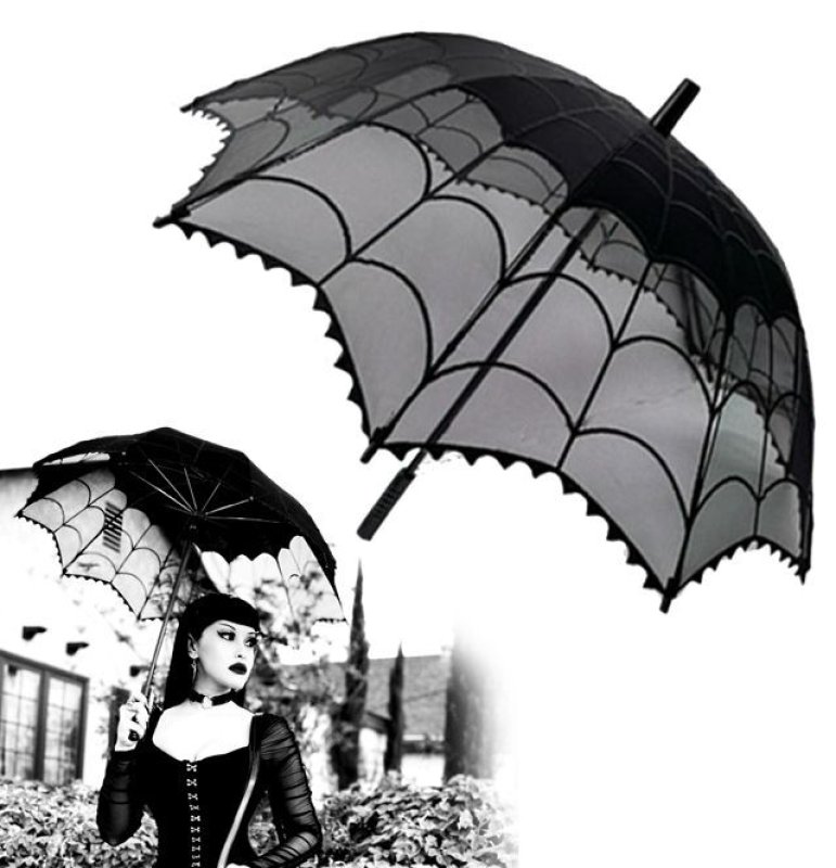 Spiderweb Lace Parasol / レースパラソル / 傘【KREEPSVILLE 666
