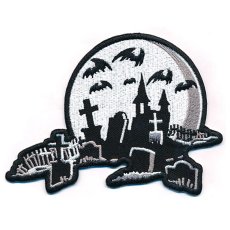 画像1: Nighttime Cemetery Patch / 墓地 / アイロンパッチ【KREEPSVILLE 666】 (1)