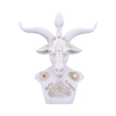 画像2: 🔥SALE🔥Baphomet Bust 33.5cm/ White / オーナメント【NEMESIS NOW】 (2)