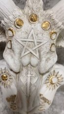 画像8: 🔥SALE🔥Baphomet Bust 33.5cm/ White / オーナメント【NEMESIS NOW】 (8)