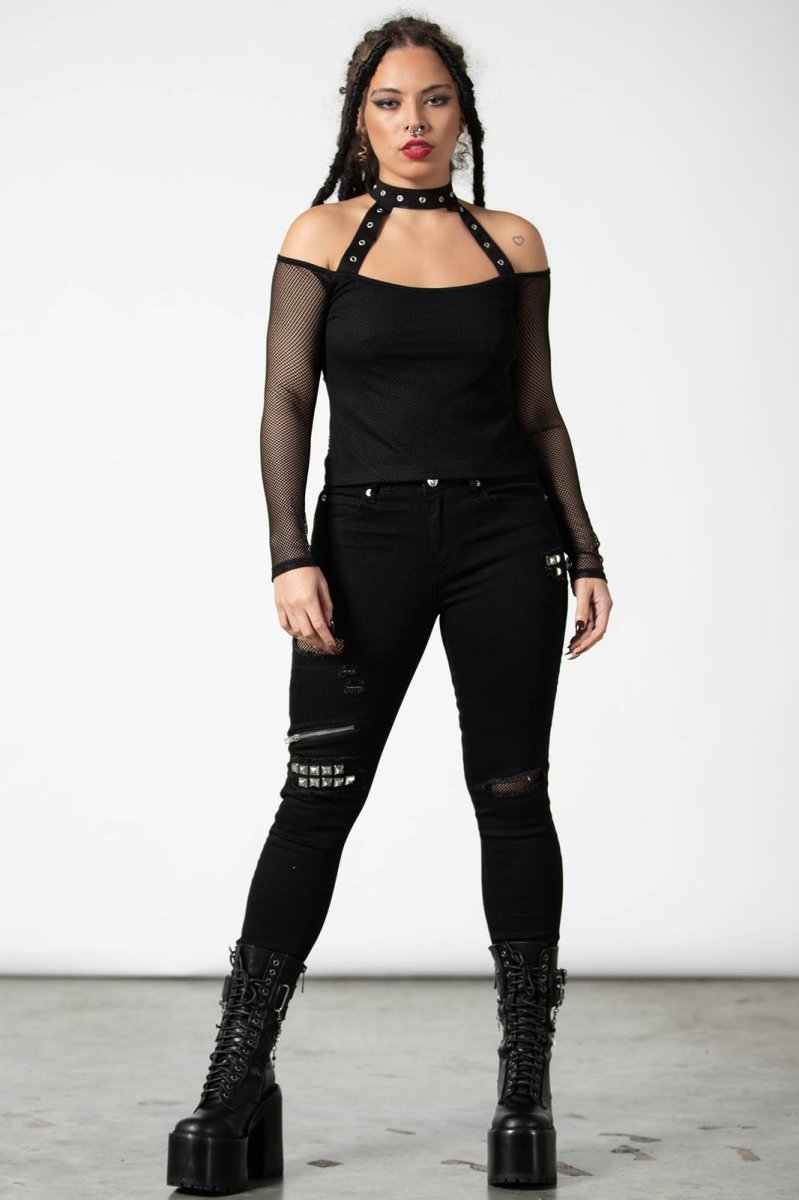 画像2: Subversa Long Sleeve Top / トップス【KILL STAR】 (2)