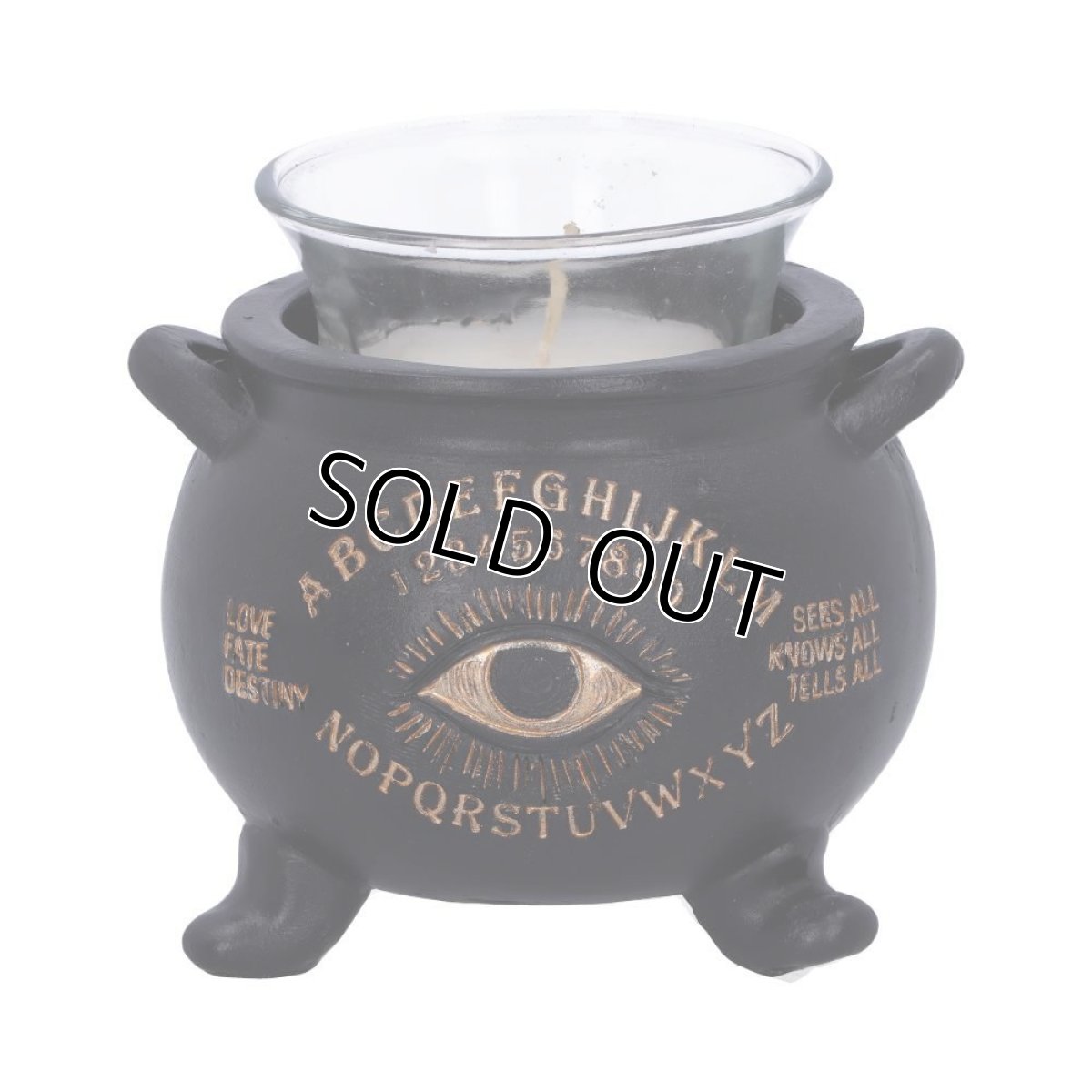 画像1: All Seeing Cauldron Candle Holder 9cm / キャンドルホルダー【NEMESIS NOW】 (1)