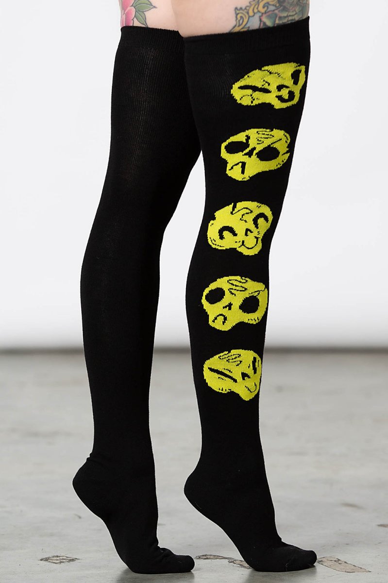 画像4: Heads Up Long Socks / ニーハイソックス【KILL STAR】 (4)