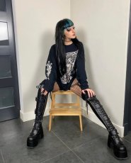 画像8: [取り寄せ]CAMEL-305 / ニーハイブーツ【DEMONIA】 (8)