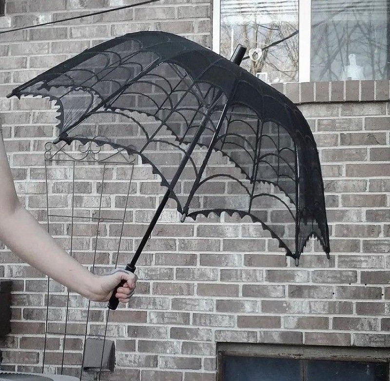 Spiderweb Lace Parasol / レースパラソル / 傘【KREEPSVILLE 666