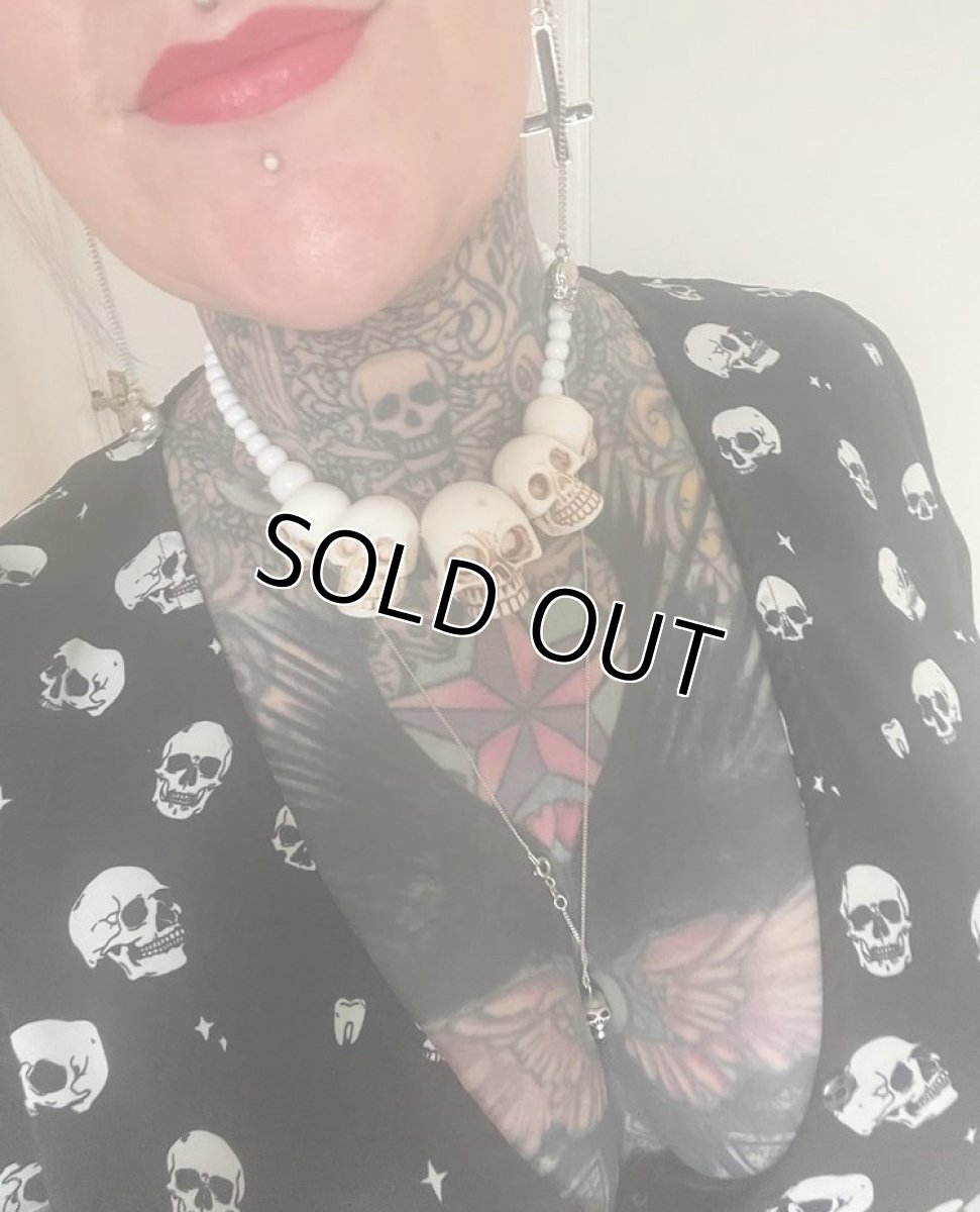 画像9: SKULL COLLECTION / White / ネックレス【KREEPSVILLE 666】 (9)