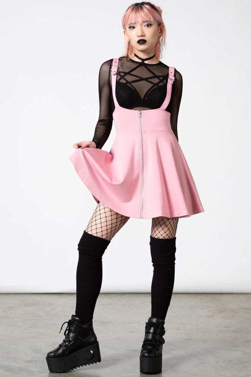画像1: 🔥SALE🔥Suspend Me Statement Skirt / PASTEL PINK / スカート【KILL STAR】 (1)