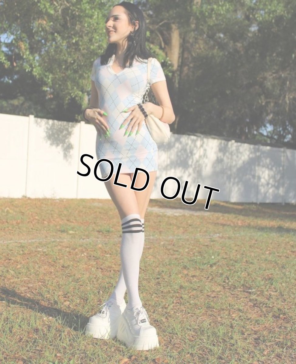 画像20: [即納]STOMP-08 / White / 厚底スニーカー【DEMONIA】 (20)