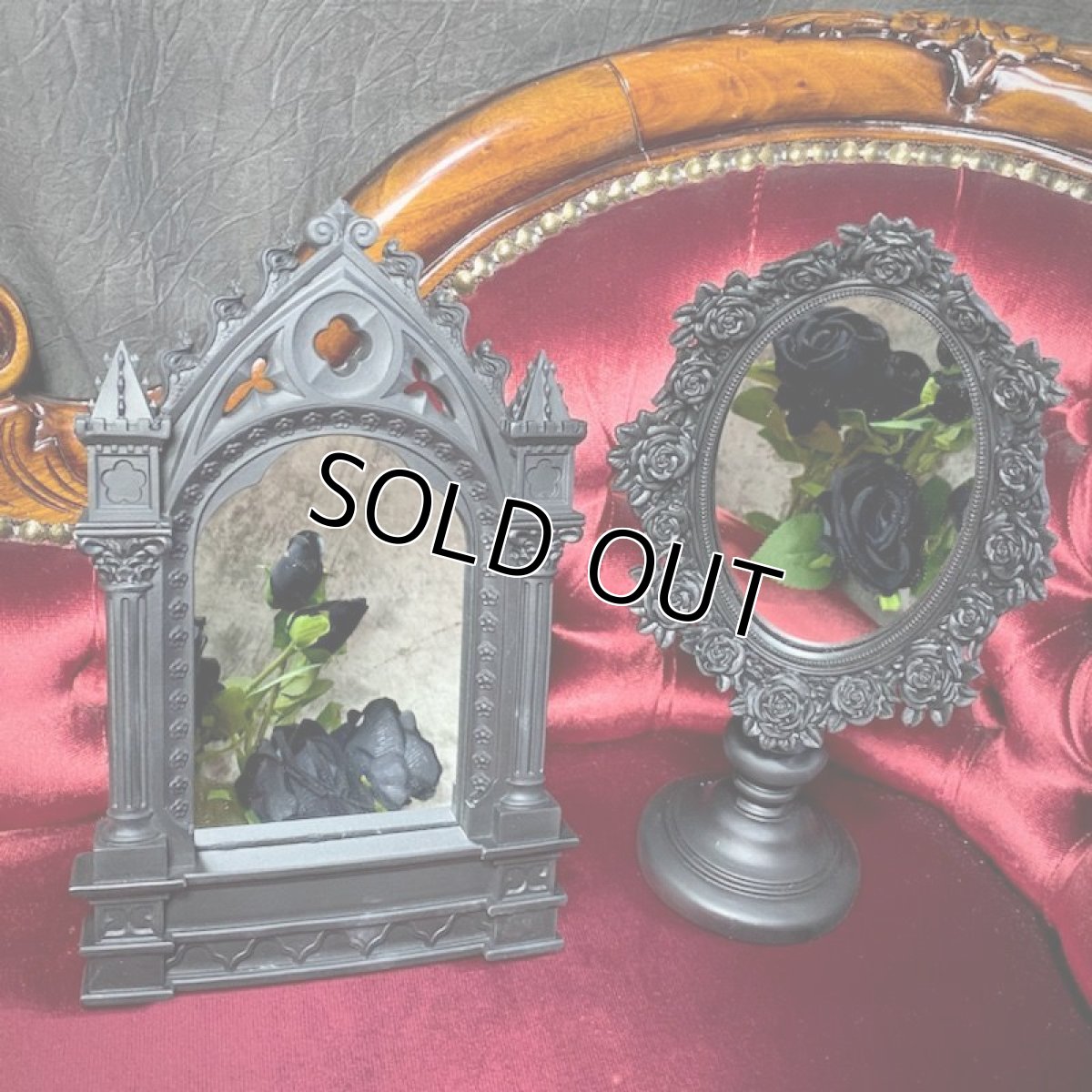 画像3: Black Rose Dressing / 卓上ミラー【Alchemy Gothic】 (3)