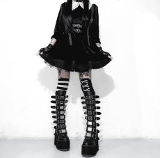 画像8: [取り寄せ]SWING-815 / バックル厚底ブーツ【DEMONIA】 (8)