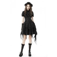 画像4: Gothic lolita irregular tasseled skirt / スカート【DARK IN LOVE】 (4)