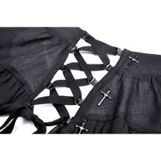 画像8: Gothic lolita irregular tasseled skirt / スカート【DARK IN LOVE】 (8)