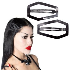 画像1: Coffin Snap Hair Clip / Black / ヘアクリップ【KREEPSVILLE 666】 (1)