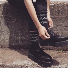 画像11: [取り寄せ]MENS / CREEPER-402S / Black / ラバーソール【DEMONIA】 (11)