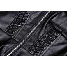 画像10: Punk cool bag-chest leatherette halter / ワンピース【DARK IN LOVE】 (10)