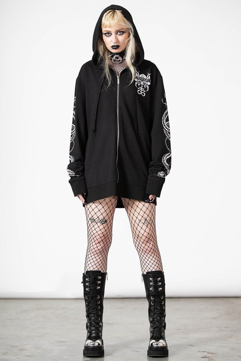 画像9: ANDERS ZIP-UP HOODIE / 影のアンデルズ / パーカー【KILL STAR】 (9)