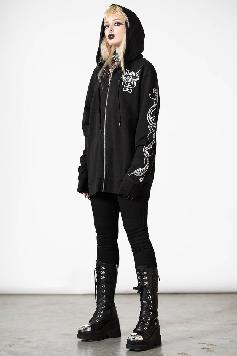 画像10: ANDERS ZIP-UP HOODIE / 影のアンデルズ / パーカー【KILL STAR】 (10)