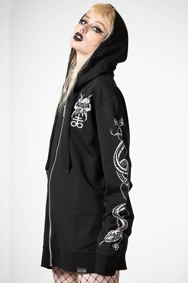 画像4: ANDERS ZIP-UP HOODIE / 影のアンデルズ / パーカー【KILL STAR】 (4)