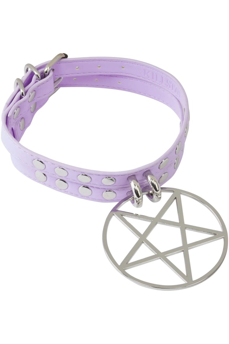 画像2: CUTE BUT PSYCHO CHOKER / LILAC /チョーカー【KILL STAR】 (2)
