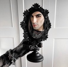 画像2: Black Rose Dressing / 卓上ミラー【Alchemy Gothic】 (2)