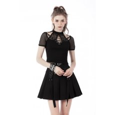 画像4: Rocker sexy cutout net knit T / トップス【DARK IN LOVE】 (4)