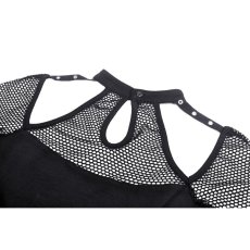 画像8: Rocker sexy cutout net knit T / トップス【DARK IN LOVE】 (8)