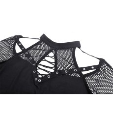 画像6: Rocker sexy cutout net knit T / トップス【DARK IN LOVE】 (6)