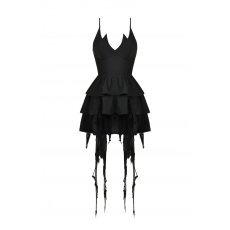 画像2: Devil cool high low layered strap dress / ワンピース【DARK IN LOVE】 (2)