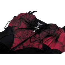 画像8: Gothic spider bow frilly strap dress / ワンピース【DARK IN LOVE】 (8)